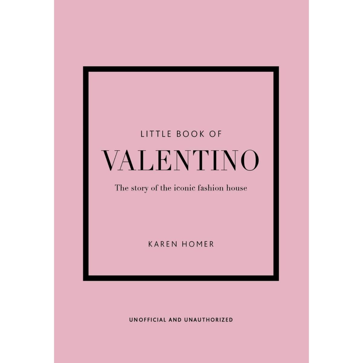 Hintsdeco Books Βιβλίο Τέχνης Βιβλίο Τέχνης Little Book of Valentino Ροζ 13×1,8×18,5 cm Hintsdeco