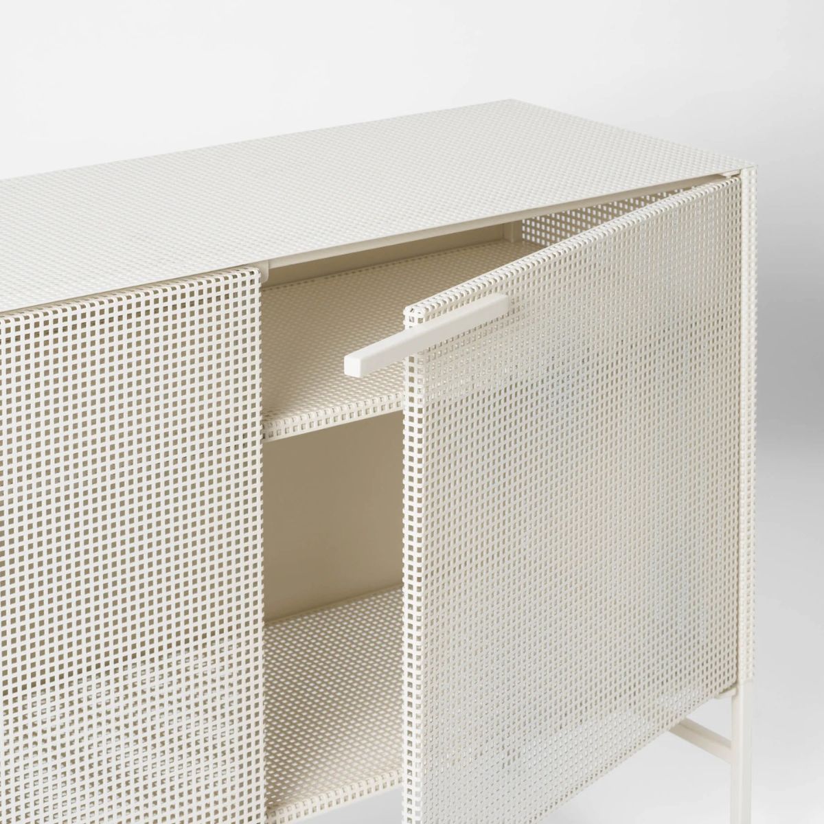 KRISTINA DAM studio cabinet Grid Sideboard Μπεζ 36x160x72cm KRISTINA DAM