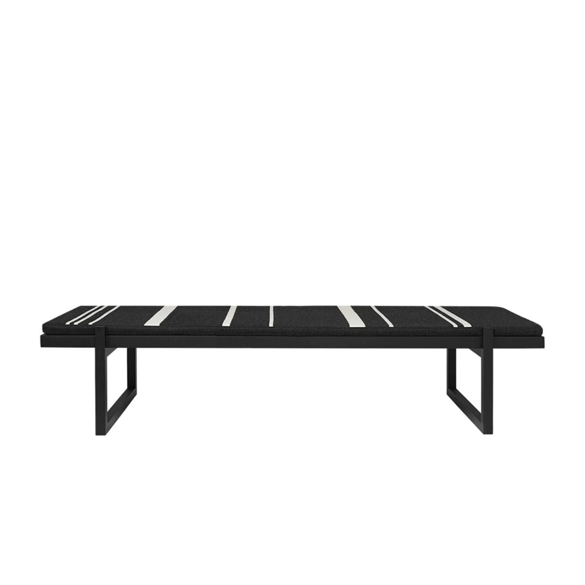 KRISTINA DAM studio bed Μινιμαλιστική Κλίνη Ημέρας Μαύρη Λευκή 200x70x44cm KRISTINA DAM