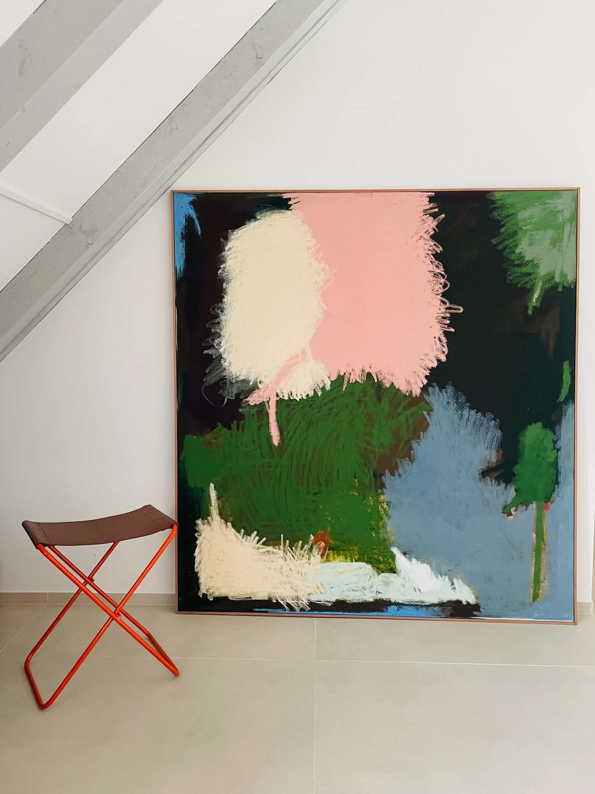 Πίνακας ζωγραφικής HUG -  Oil Stick On Canvas Με Ξυλινο Πλαισιο (150x140cm) Hintsdeco
