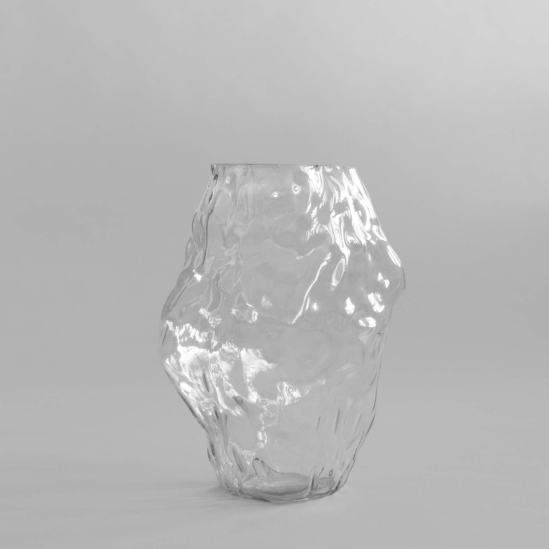 101 COPENHAGEN ΒΑΖΟ Βάζο Katachi Big / Γυάλινο / Διάφανο L33.5 / W33.5 / H50 CM 101 COPENHAGEN