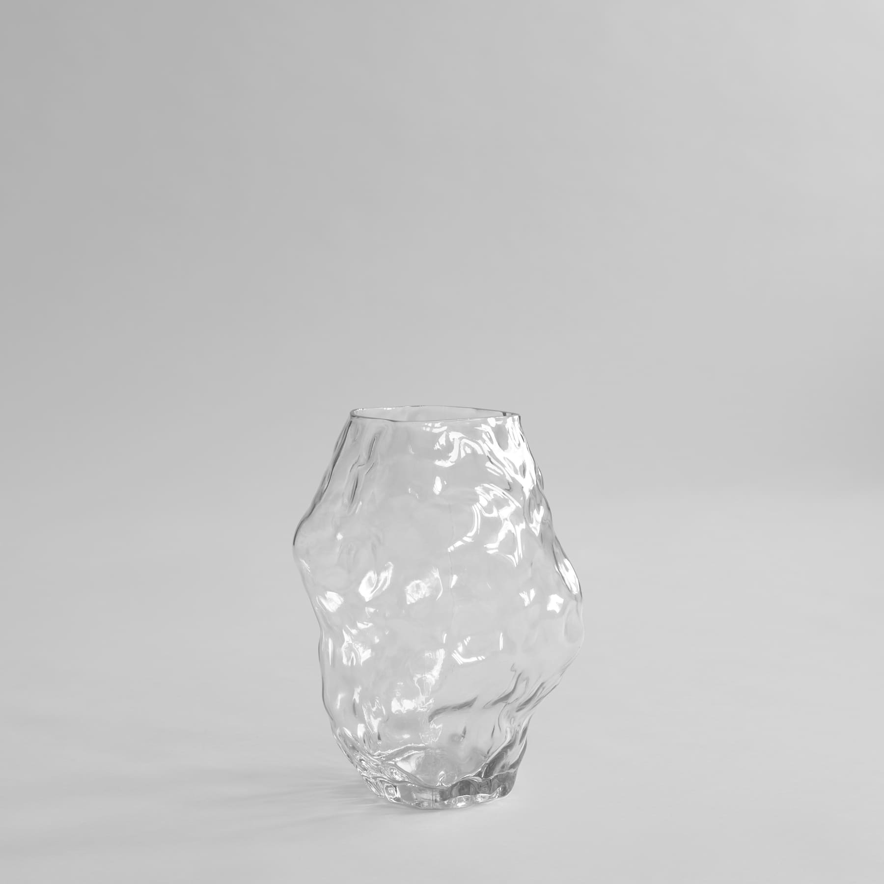 101 COPENHAGEN ΒΑΖΟ Βάζο Katachi Medio / Γυάλινο / Διάφανο L23,5 / W23,5 / H35 CM 101 COPENHAGEN