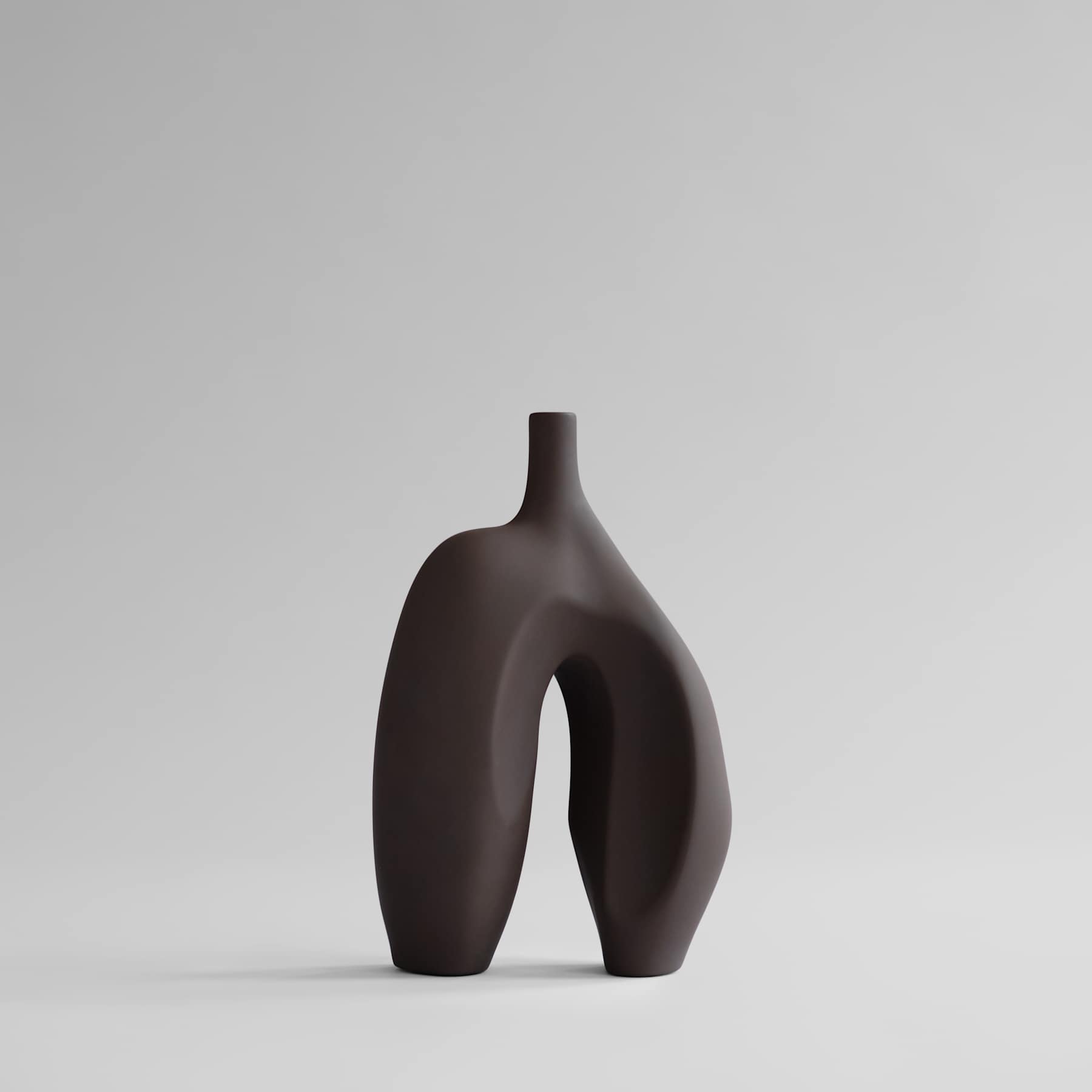 Βάζο Ni Medio - Κεραμικό Σοκολατί H43 x W21 x L24 cm 101 COPENHAGEN