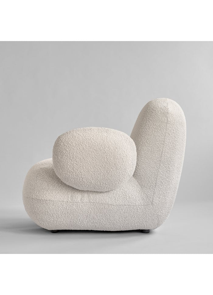 Πολυθρόνα Toe Armchair, Flat - Off White (CPH 900)cm Ύφασμα Bouclé L94 x W100 x H80 101 COPENHAGEN