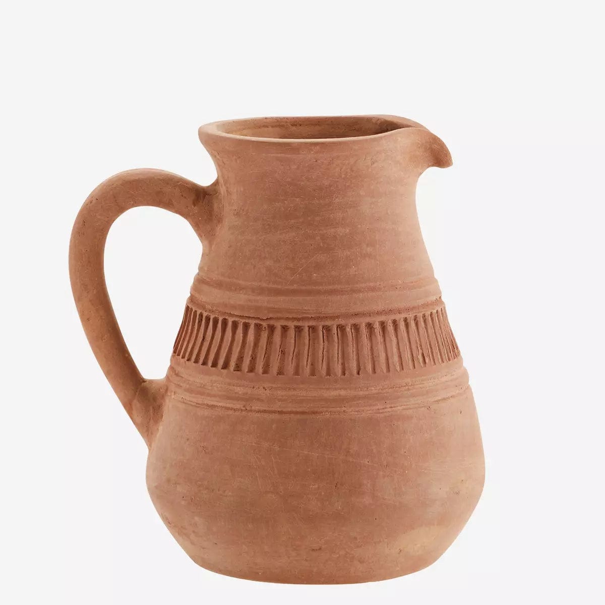 MADAM STOLTZ Βάζο Βάζο Σε Σχήμα Κανάτα Τερακότα D:15,5 x Η:20 cm MADAM STOLTZ