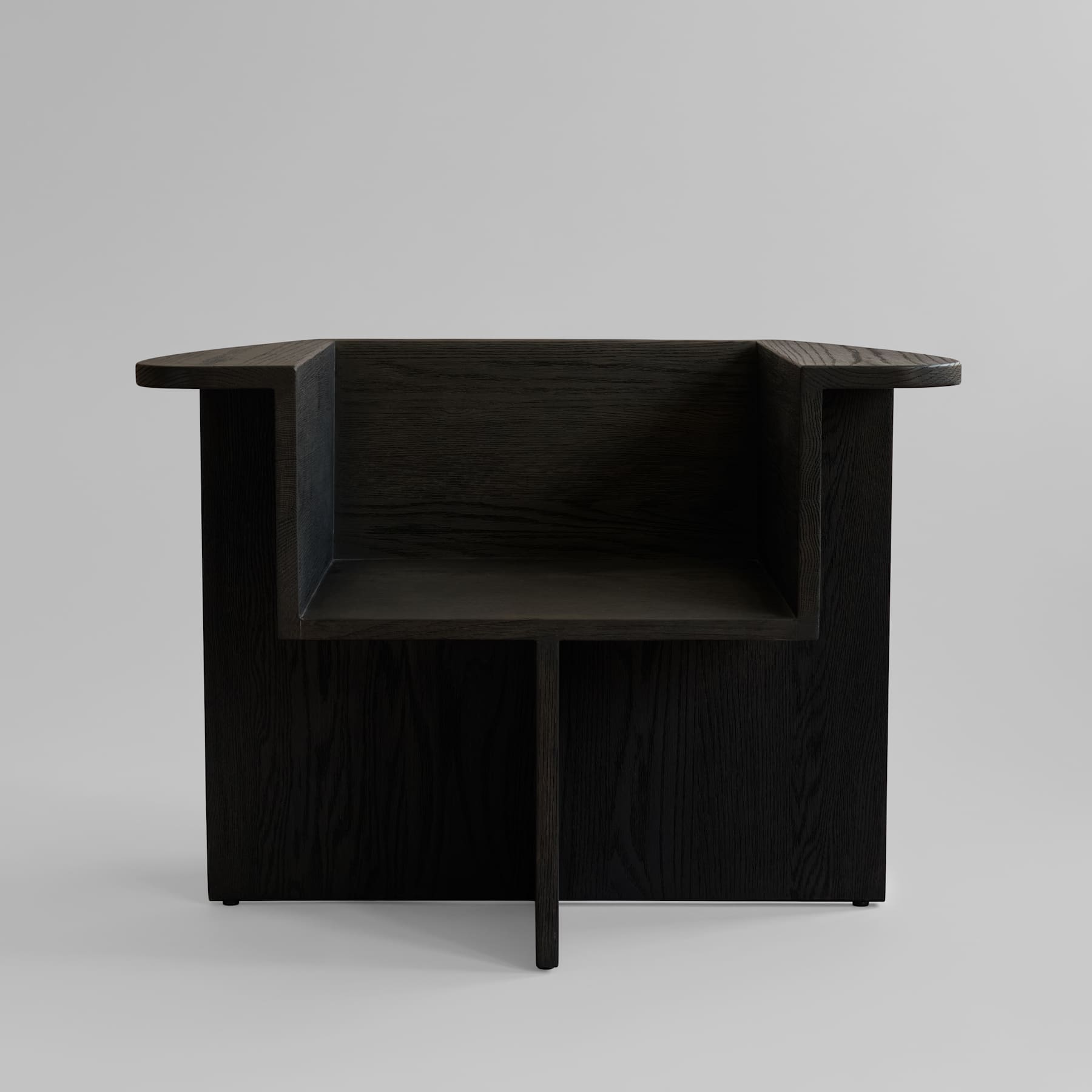 Καρέκλα Σαλονιού Brutus - Coffee Black Δρυς H65 x W92 x L63 cm 101 COPENHAGEN