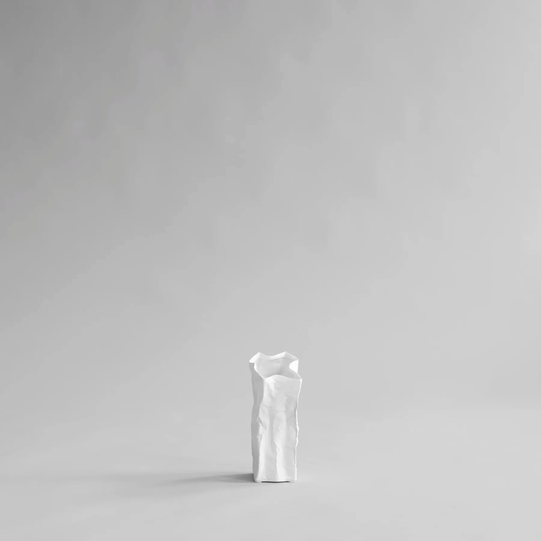 101 COPENHAGEN Βάζο Βάζο Kami Mini Κεραμικό Άσπρο 13x25 cm, 101 COPENHAGEN