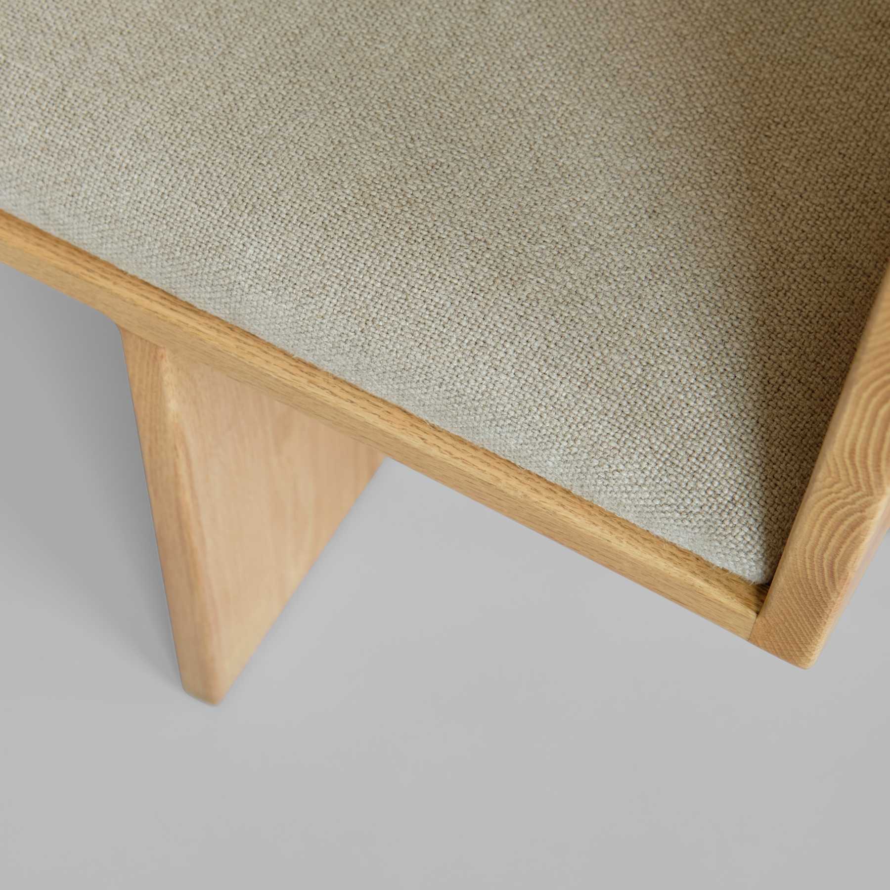 Μαξιλάρι Καρέκλας Σαλονιού Brutus Makura 11 - Λινό Απόχρωση Sand (8047-2) H5,5 x W50 x L53,5 cm 101 COPENHAGEN