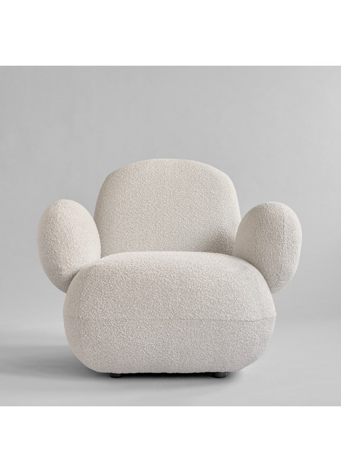 Πολυθρόνα Toe Armchair, Flat - Off White (CPH 900)cm Ύφασμα Bouclé L94 x W100 x H80 101 COPENHAGEN