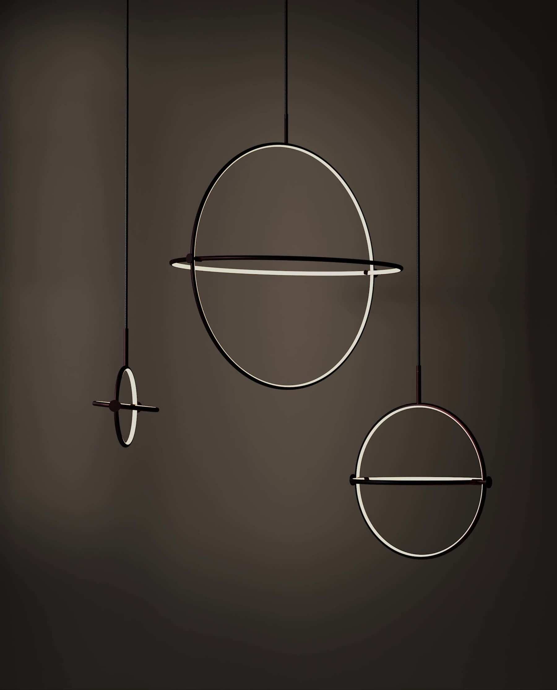 Φωτιστικό Οροφής Maru Pendant - Ø60 Burned Black L65 x W57.5 x H71.5 cm 101 COPENHAGEN