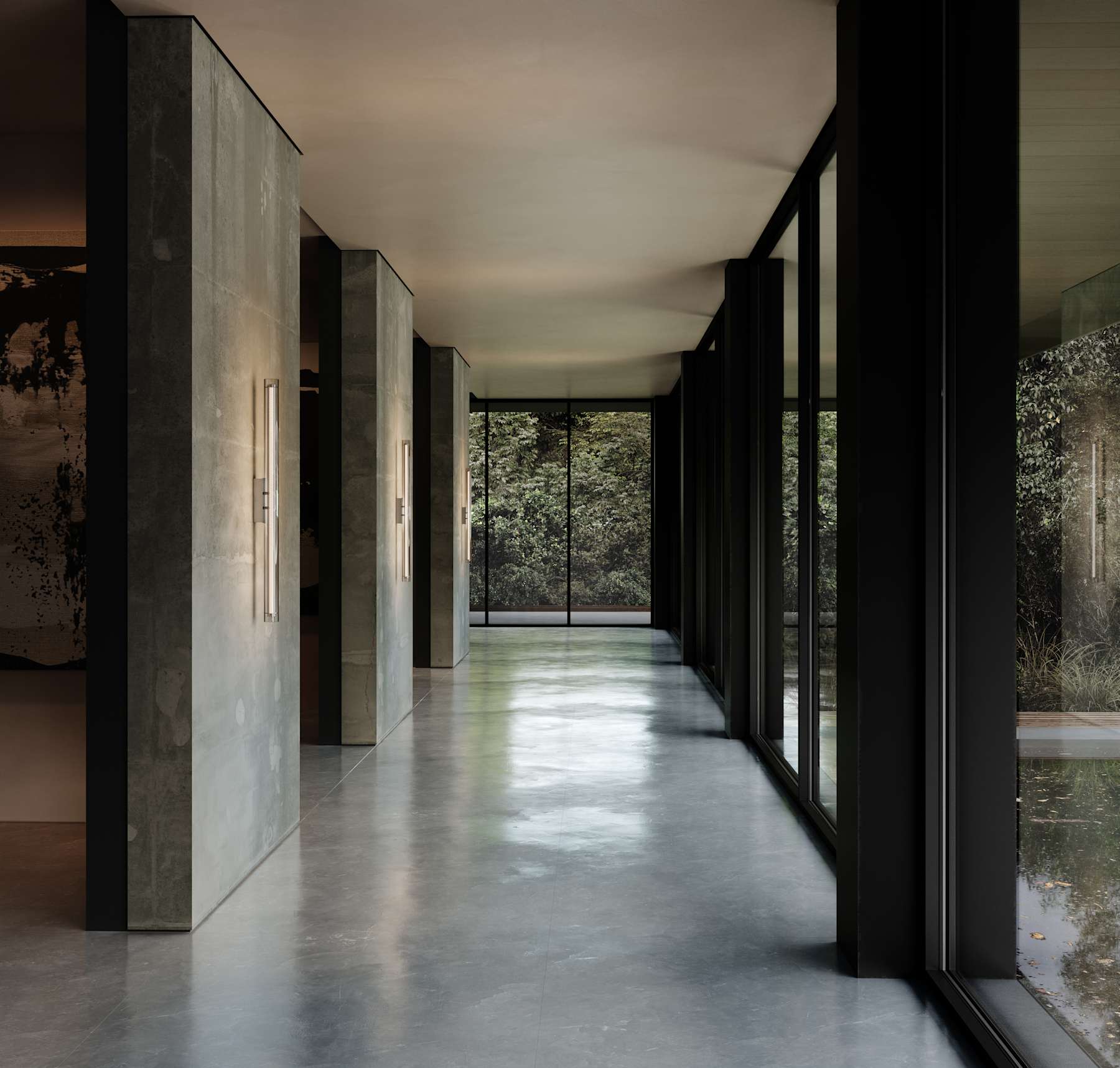 Φωτιστικό Τοίχου Frame Big Μεταλλικό L10 x W6 x H100 cm 101 COPENHAGEN