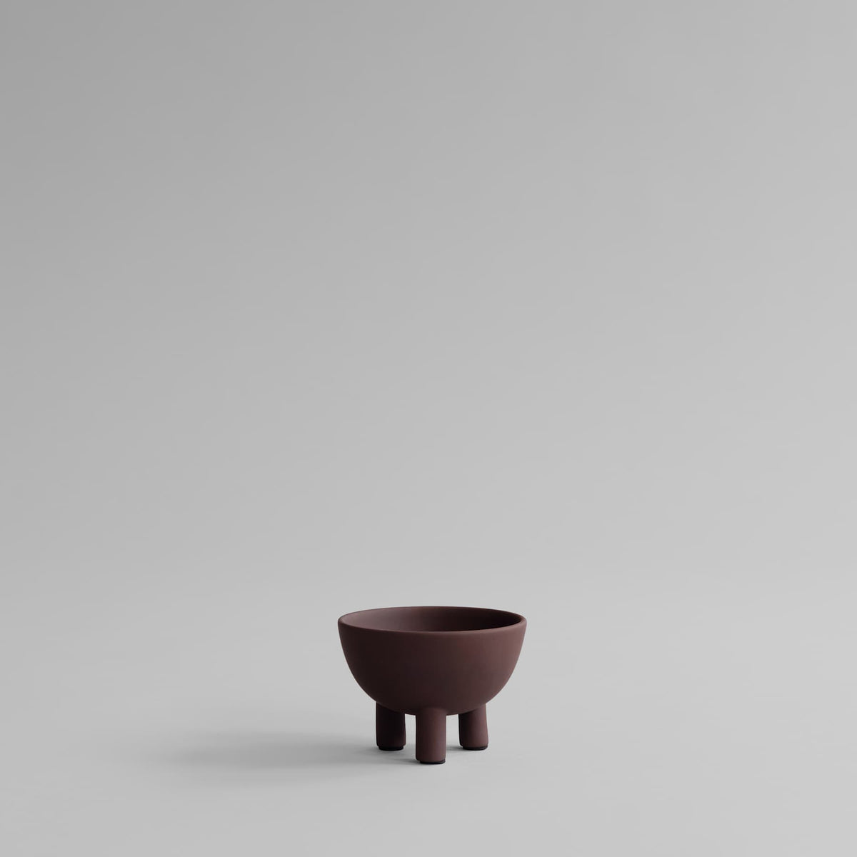 Διακοσμητικό Μπολ Duck Mini - Κεραμικό Chocolate Brown H9.5 x W12 x L12 cm 101 COPENHAGEN 
