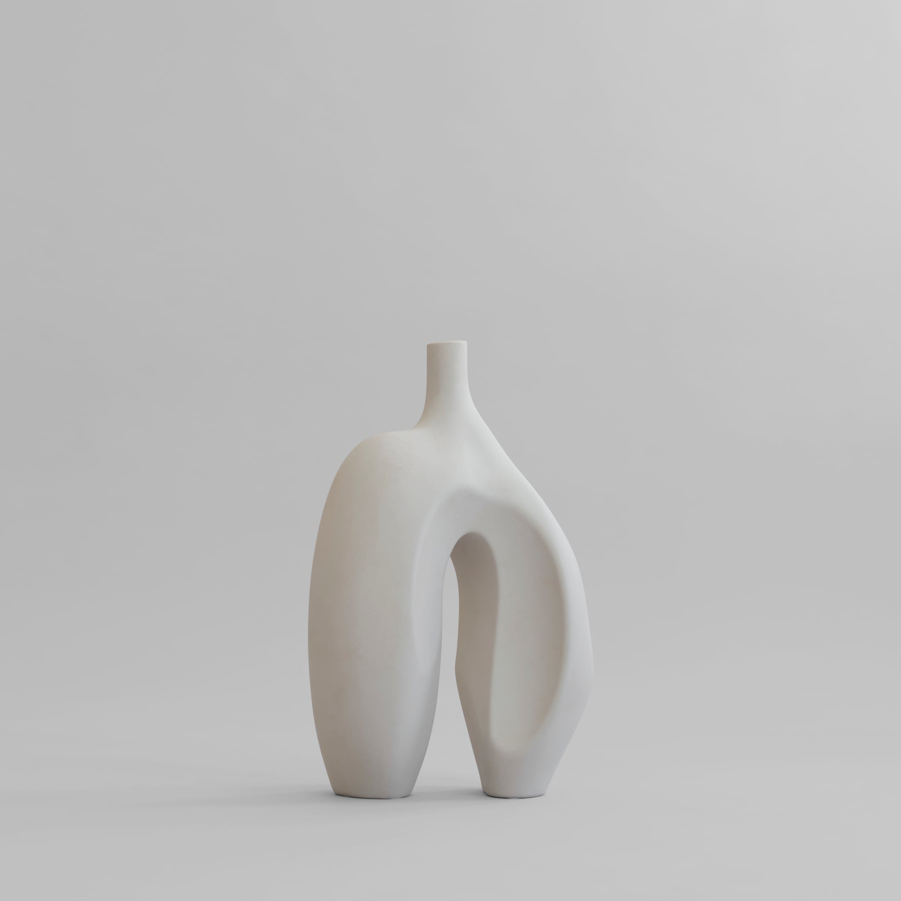 101 COPENHAGEN ΒΑΖΟ Βάζο Ni Medio / Απόχρωση Birch / Κεραμικό L24 / W21 / H43 CM 101 COPENHAGEN