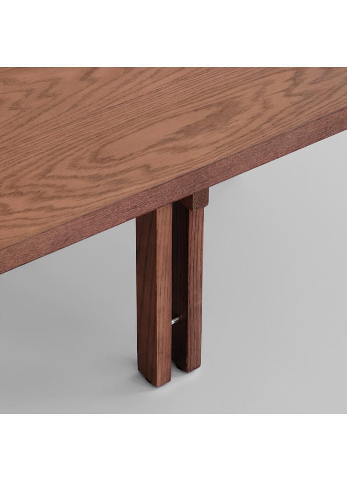 Τραπέζι Plinth Coffee Table, 80x80cm - Classic Brown Oak 101 COPENHAGEN
