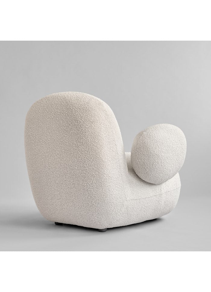 Πολυθρόνα Toe Armchair, Flat - Off White (CPH 900)cm Ύφασμα Bouclé L94 x W100 x H80 101 COPENHAGEN