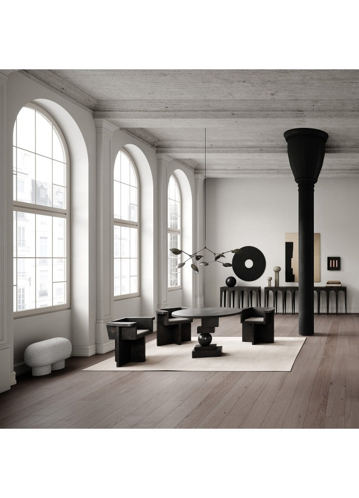 101 COPENHAGEN Φωτιστικό Τοίχου Φωτιστικό Τοίχου Trois Μέταλλο Οξειδωμένο Σκούρο Μπρονζέ LED 40x5.5x40cm 101 COPENHAGEN