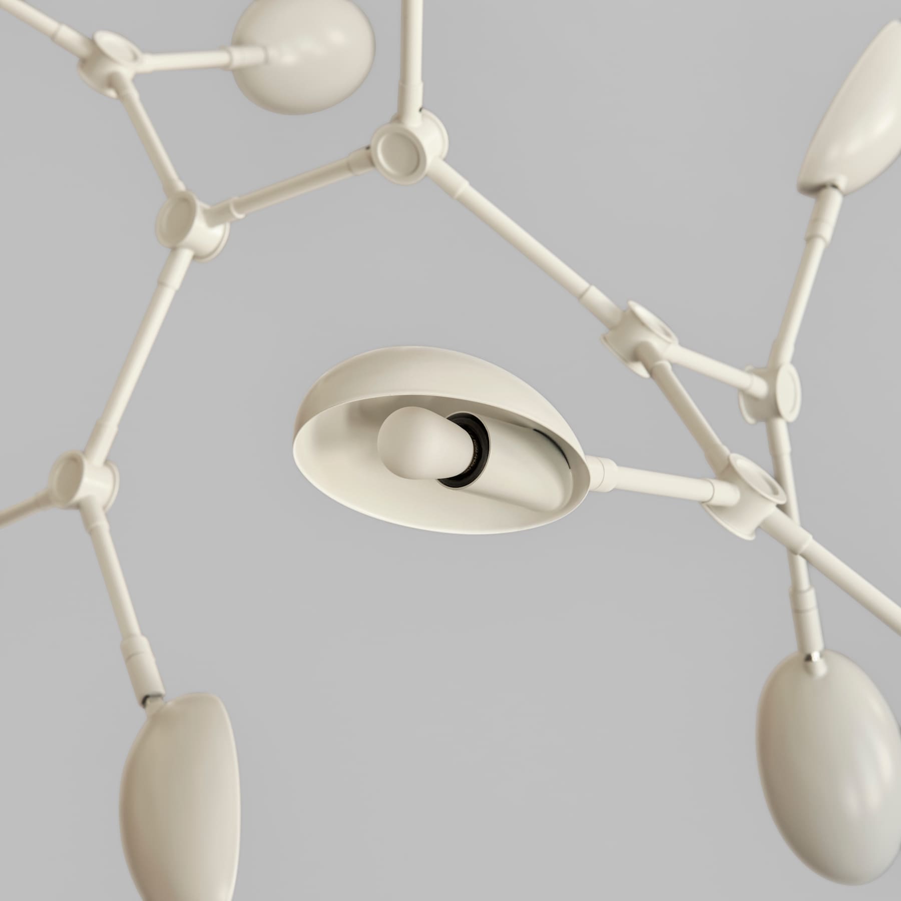 Φωτιστικό Οροφής Drop Mini - Λευκό Ατσάλι (5m) H54 x W78,5 x L111 cm 101 COPENHAGEN