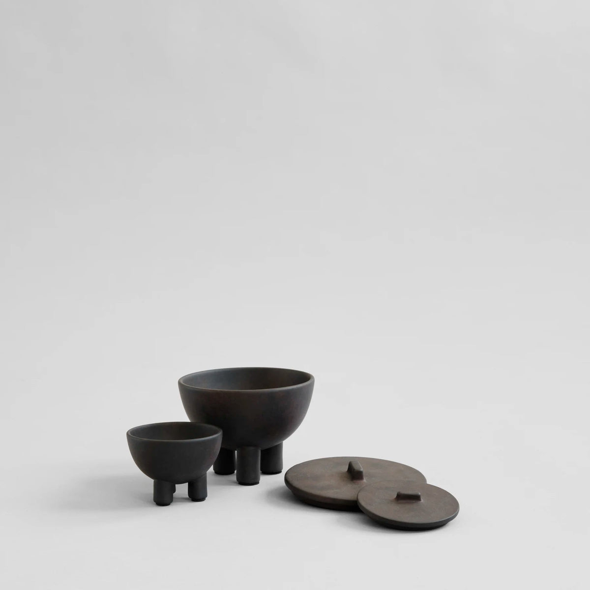 101 COPENHAGEN Διακοσμητικo Μπολ Duck Jar Mini Κεραμικό Διακοσμητικό Δοχείο με Καπάκι  Καφέ/Μαύρο H7xW8xL8cm 101 COPENHAGEN