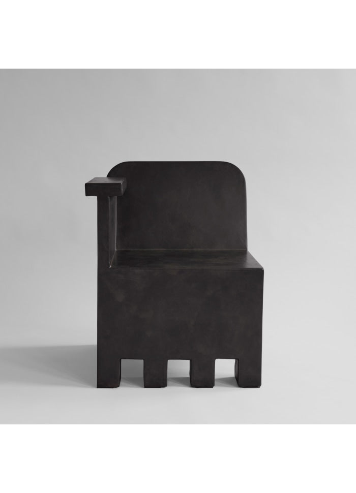 101 COPENHAGEN Καρεκλα Καρέκλα Kamodo Chair Καφέ Fiber Concrete  H 72 cm x W 62 cm x L 54 cm x L 52 cm 101 COPENHAGEN