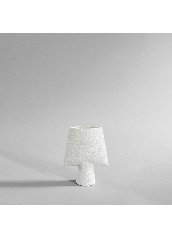 101 COPENHAGEN Βάζο Βάζο, Sphere Square Mini Bubble White Κεραμικό Άσπρο, 25x9x21cm, 101 COPENHAGEN