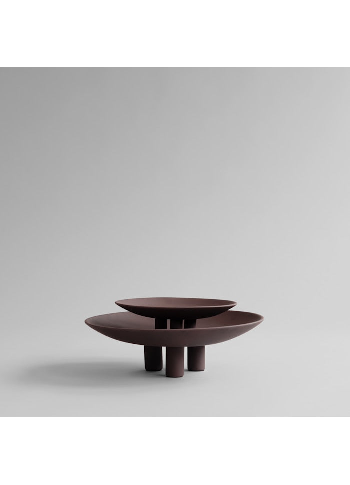 Πιατέλα Duck Big Chocolate Καφέ Κεραμική, 14x45x45cm, 101 COPENHAGEN