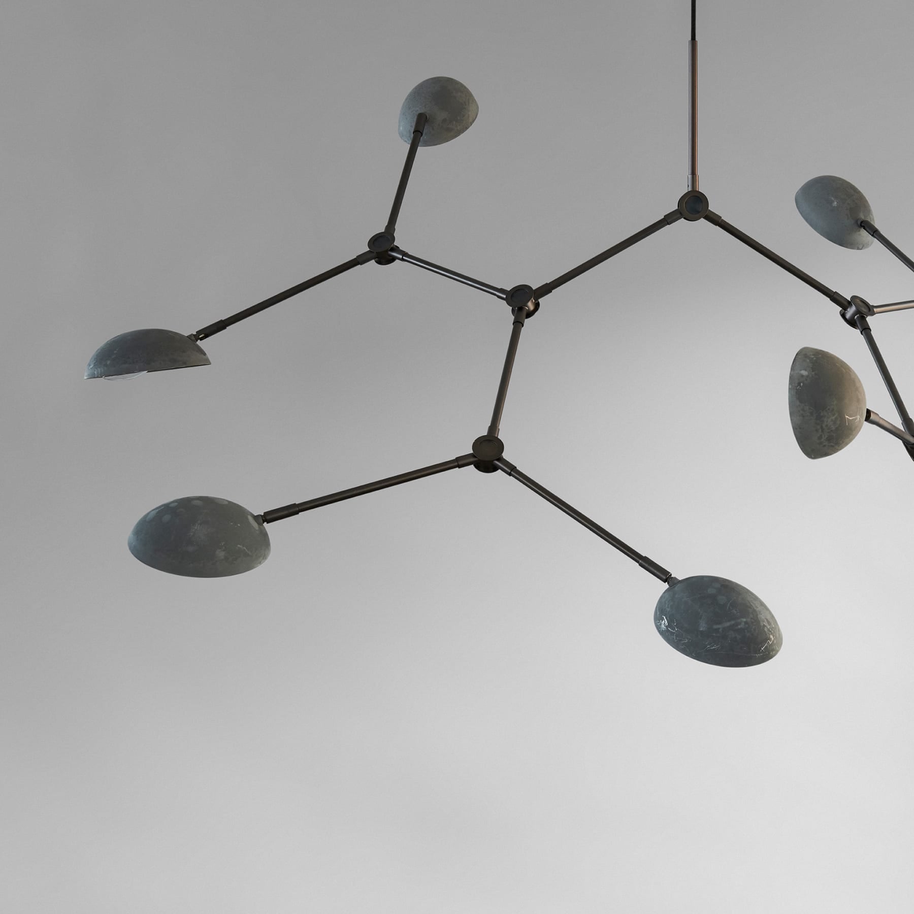 101 COPENHAGEN Φωτιστικό οροφής Φωτιστικό Οροφής Drop Chandelier - Οξειδωμένο Μέταλλο H73 x W121 x L154 cm 101 COPENHAGEN