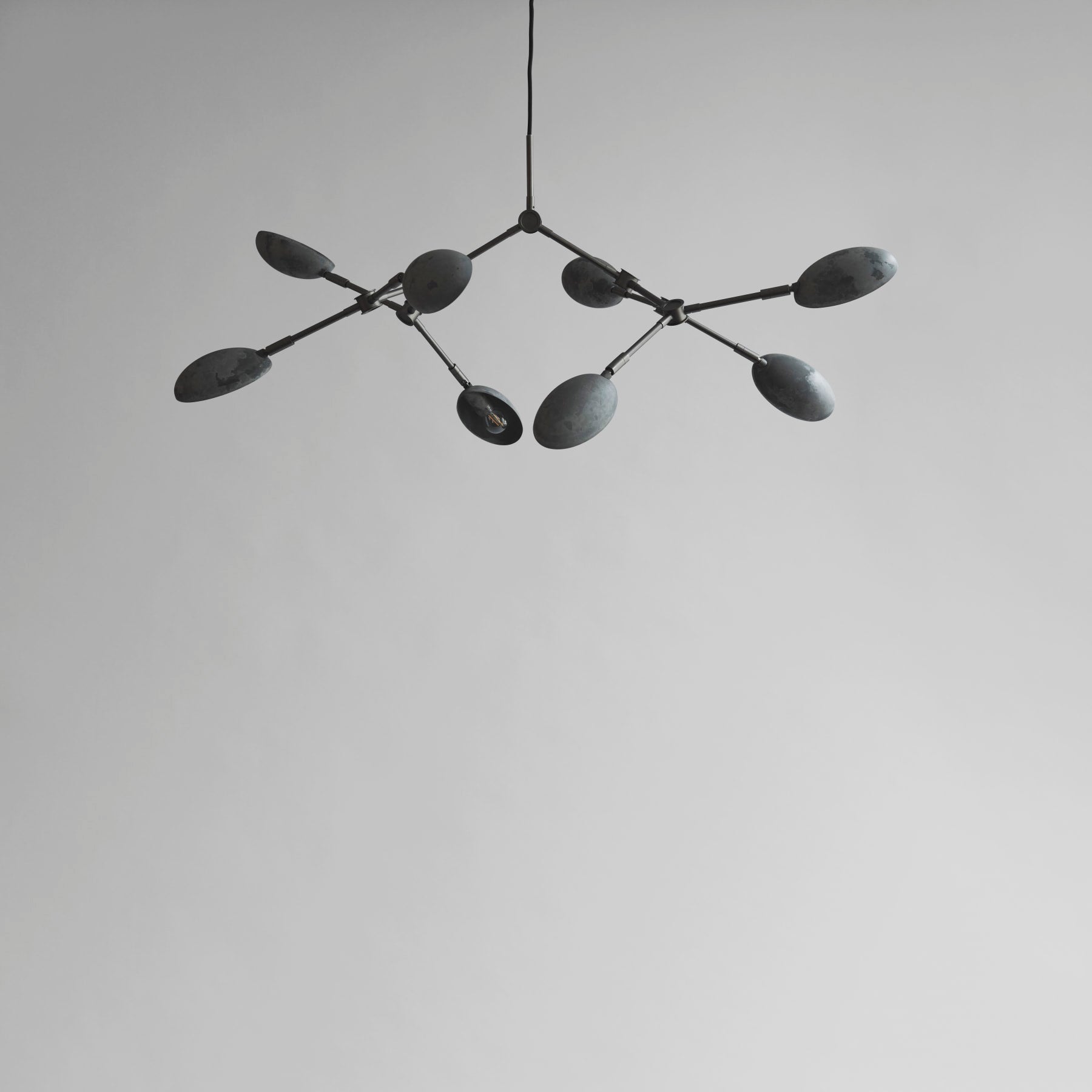 Φωτιστικό Οροφής Drop Chandelier Mini - Οξειδωμένο Αλουμίνιο Σίδερο L111 x W78,5 x H54 cm 101 COPENHAGEN