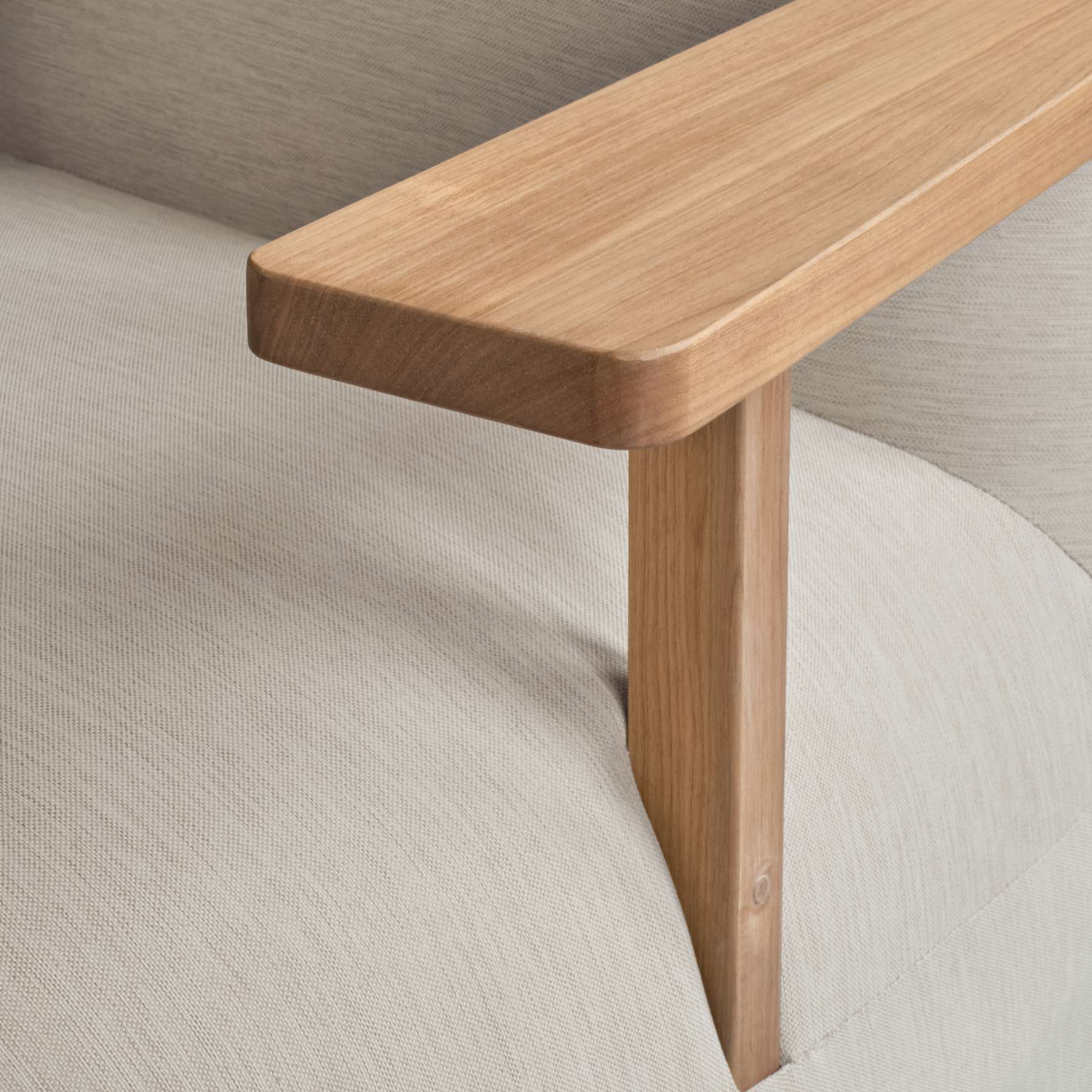 Πολυθρόνα Toe Armrest - Ύφασμα Sunproof Olefin Warm Ash H79 x W94 x L96 cm 101 COPENHAGEN