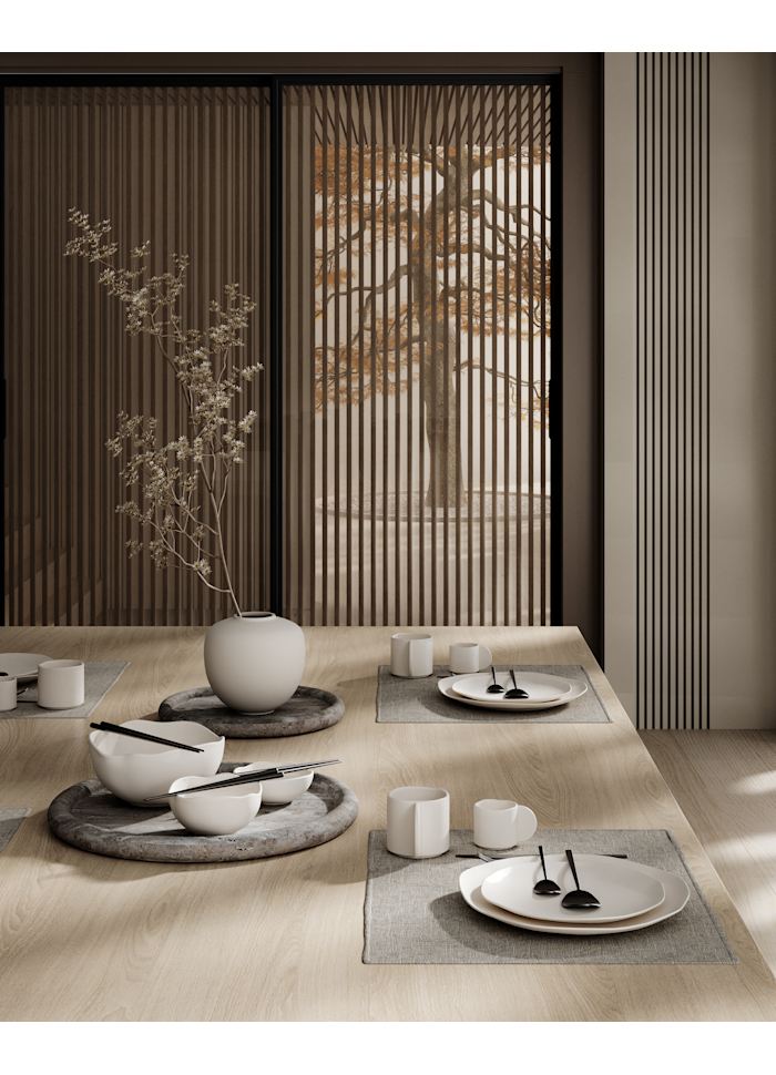 101 COPENHAGEN Sushi set Φλυτζάνια Native Espresso Set of 6 Άσπρο Birch Κεραμικό H5,5 cm x W8,5 cm 101 COPENHAGEN