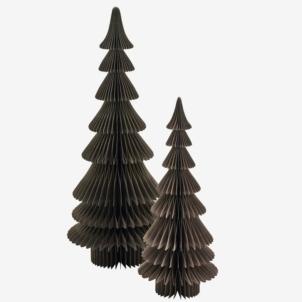 Χάρτινο Διακοσμητικό Χριστουγεννιάτικο Δέντρο - Γκρεζ Ø37 x H93 cm MADAM STOLTZ 