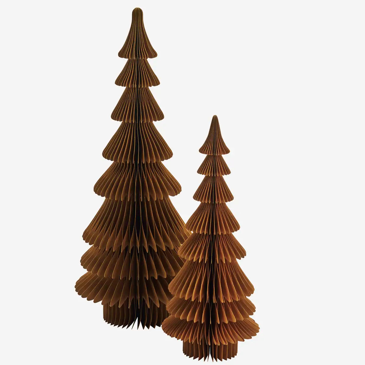 Χάρτινο Διακοσμητικό Χριστουγεννιάτικο Δέντρο - Ζεστό Πορτοκαλί Ø37 x H93 cm MADAM STOLTZ