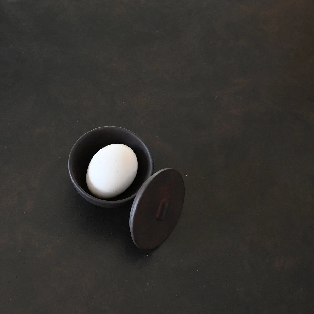 101 COPENHAGEN Διακοσμητικo Μπολ Duck Jar Mini Κεραμικό Διακοσμητικό Δοχείο με Καπάκι  Καφέ/Μαύρο H7xW8xL8cm 101 COPENHAGEN