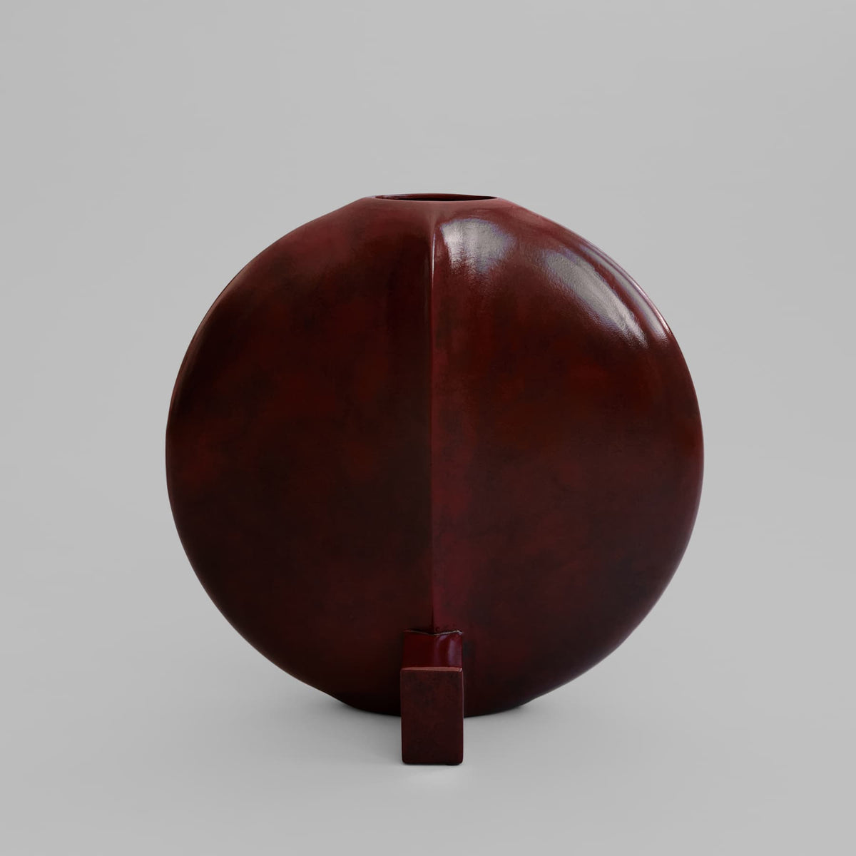 Βάζο Guggenheim Big - Κεραμικό Maroon H45 x W27 x L49 cm 101 COPENHAGEN