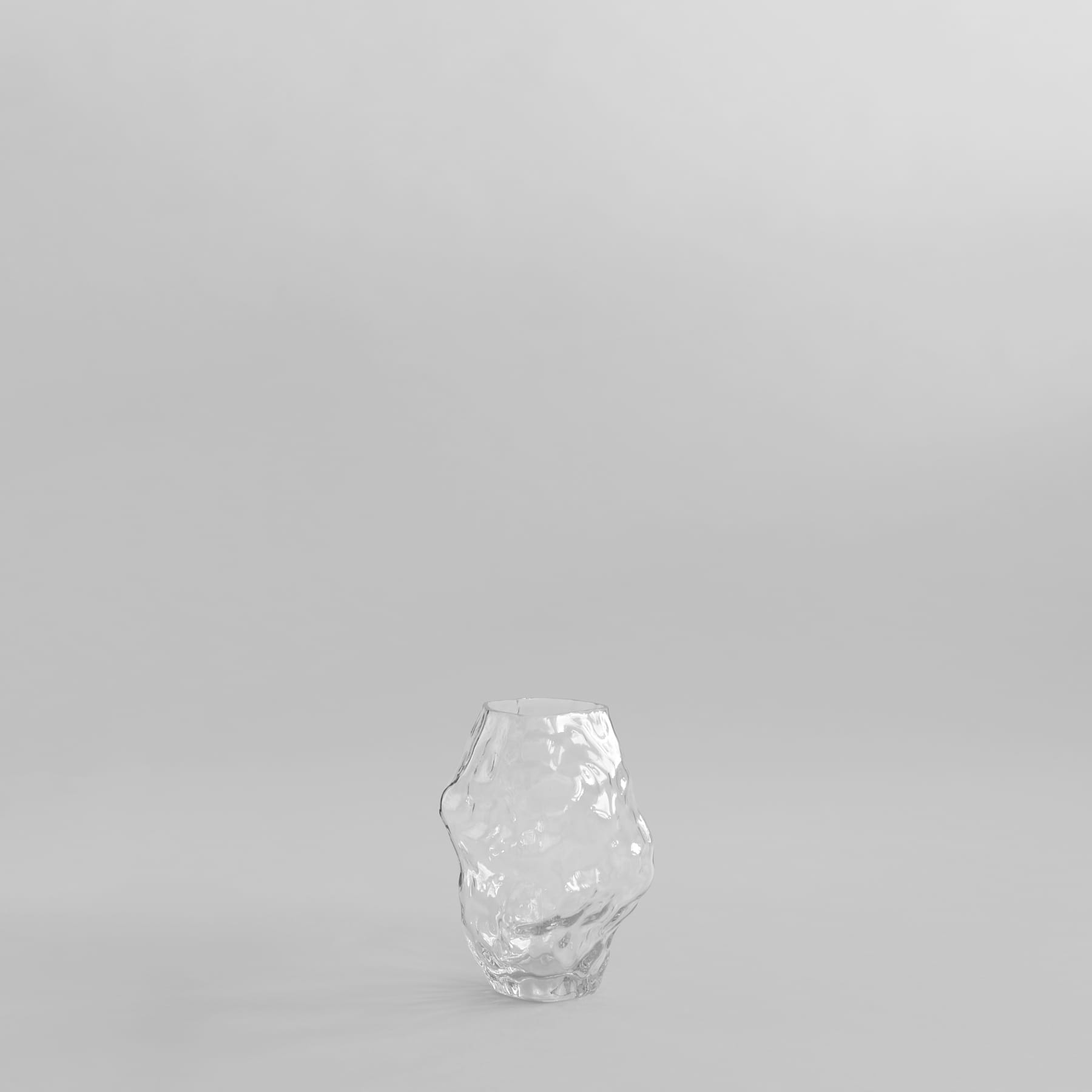 101 COPENHAGEN ΒΑΖΟ Βάζο Katachi Mini / Γυάλινο / Διάφανο L15 / W13,5 / H22,5 CM 101 COPENHAGEN