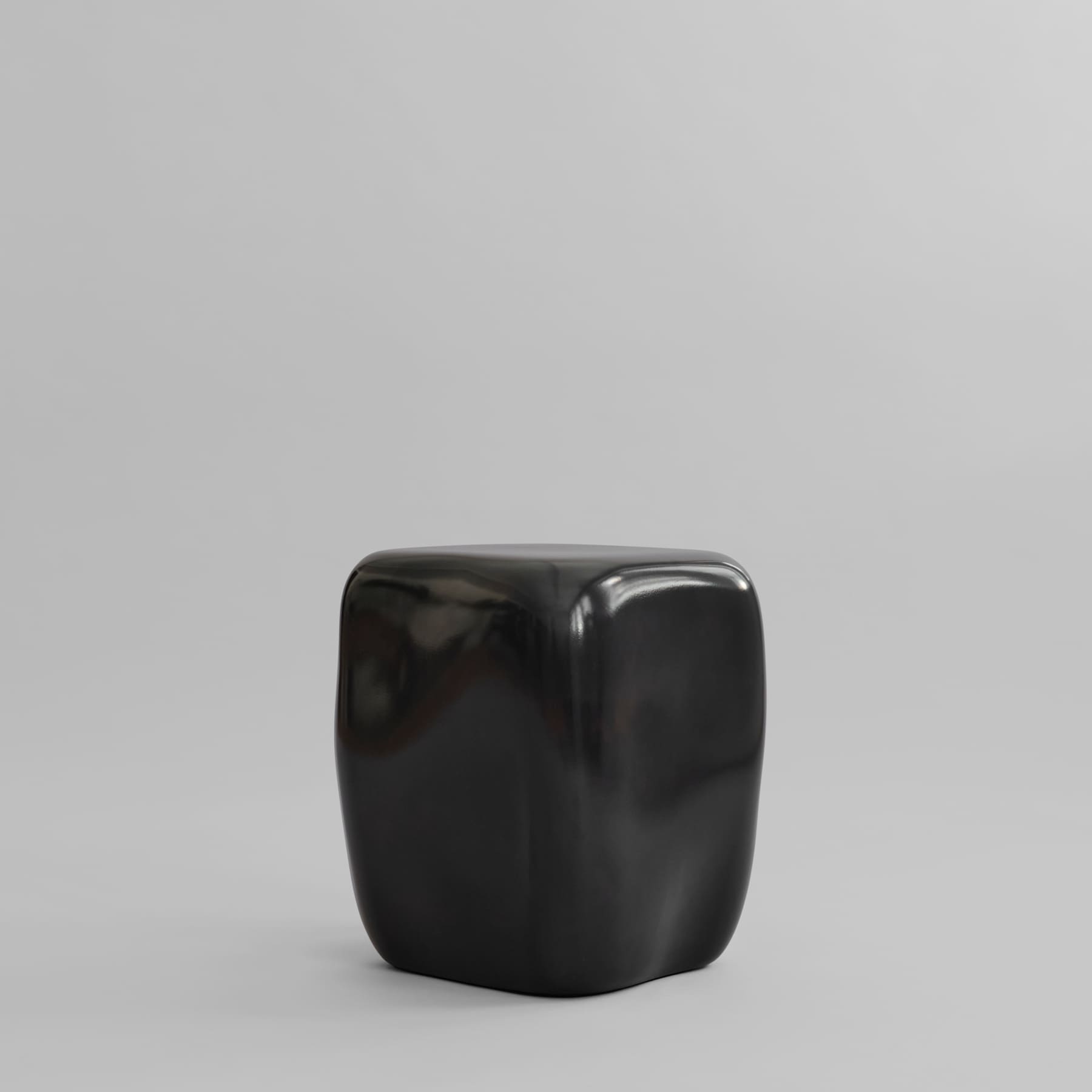 Κεραμικό Τραπεζάκι Καφέ Ishi Mini - Υψηλής Γυαλάδας Μαύρο H40,5 x W30,5 x L30,5 cm 101 COPENHAGEN