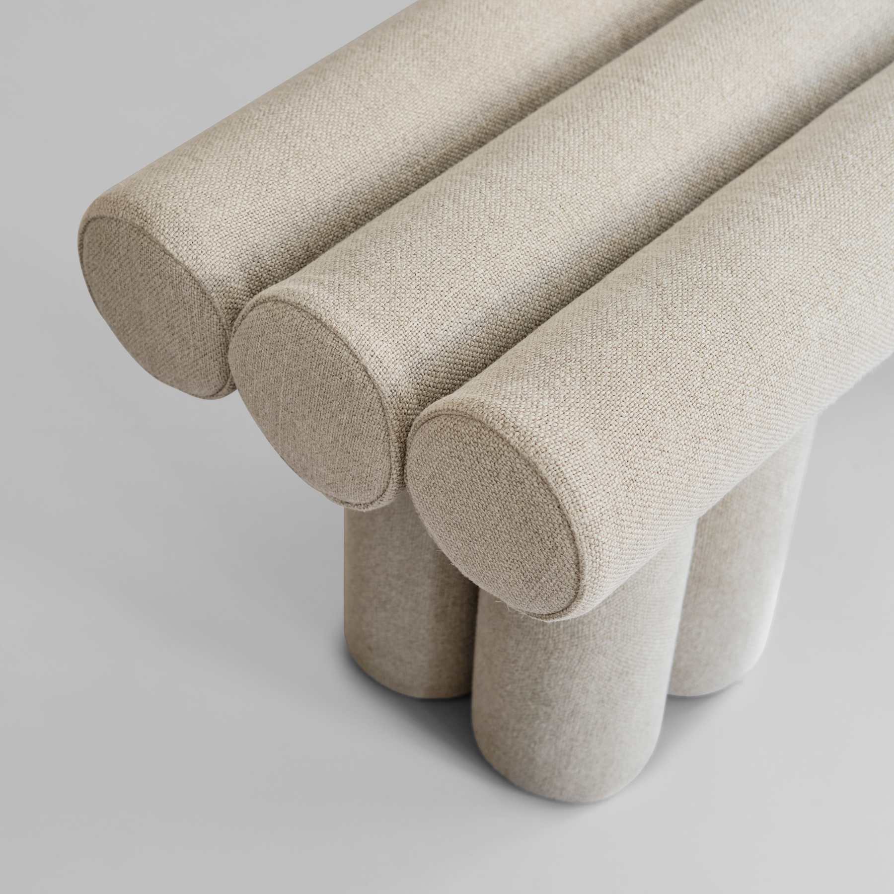 Πάγκος Hiro - Λινό Ύφασμα Sand H48,5 x W39 x L120 cm 101 COPENHAGEN