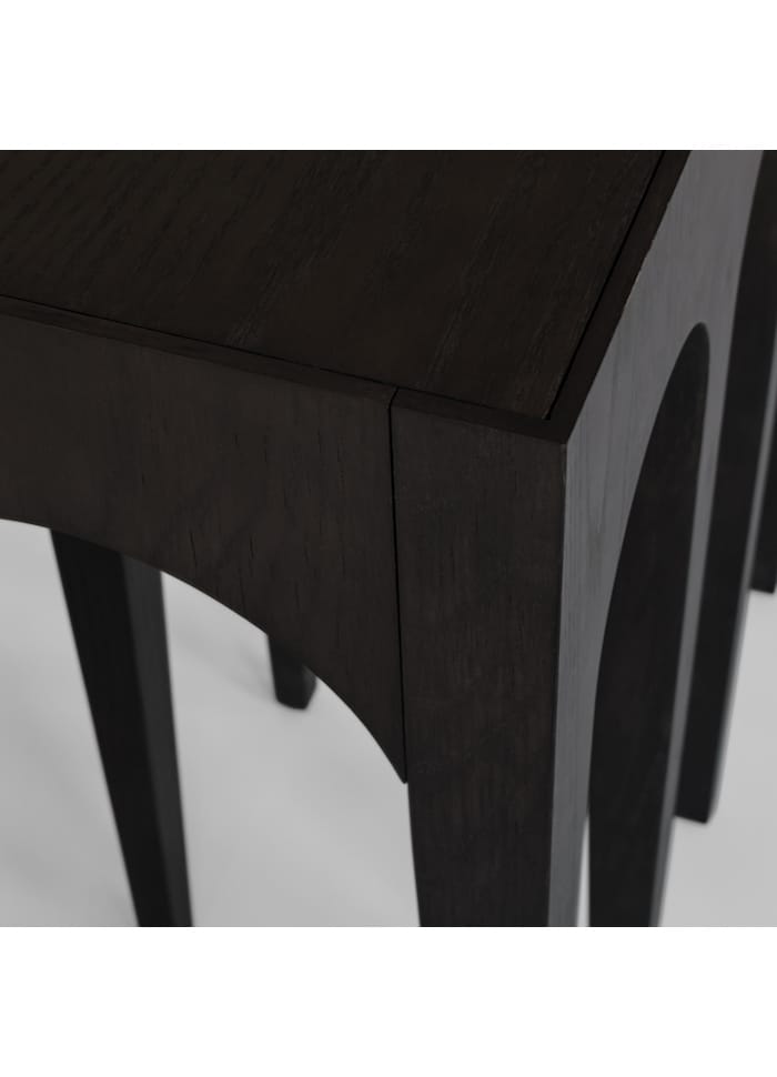 Κονσόλα Bow - Δρυς Σκούρο Καφέ H 80 x W33,5 x L70,5 cm 101 Copenhagen