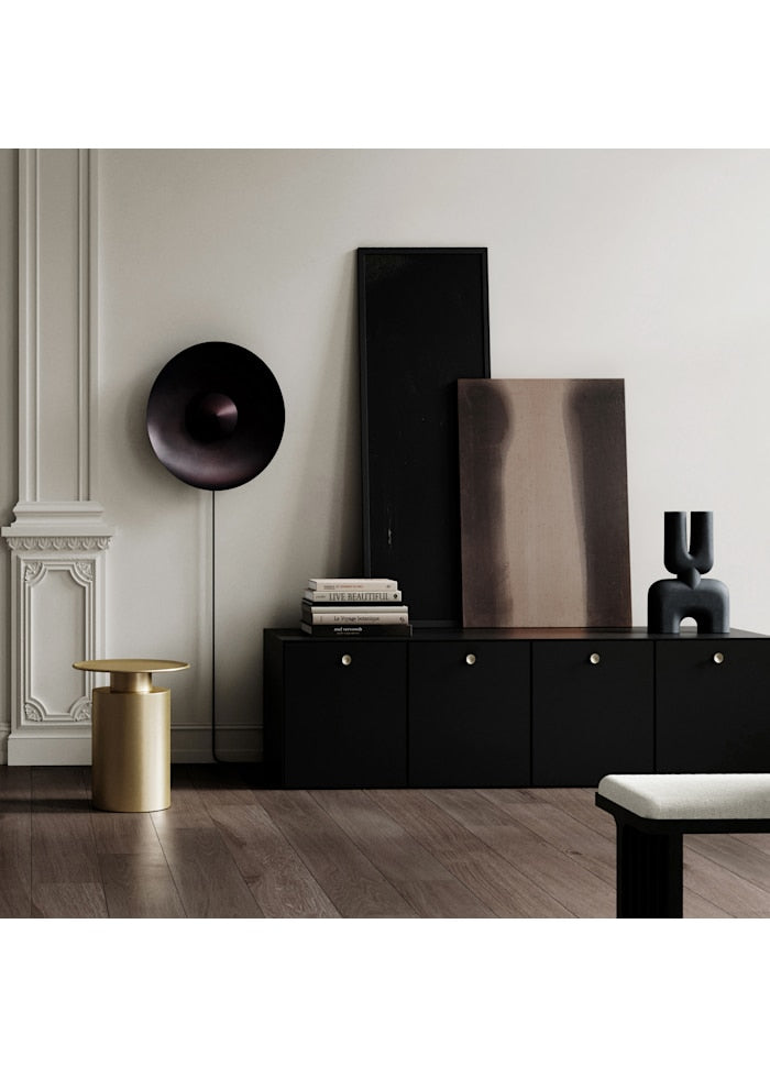 Διακοσμητικά Πόμολα/Κρεμάστρα Set/2 HiHat Medio Ορειχαλκος Brass Μεταλλικά Η2,5cm Ø 4.5 cm 101 COPENHAGEN