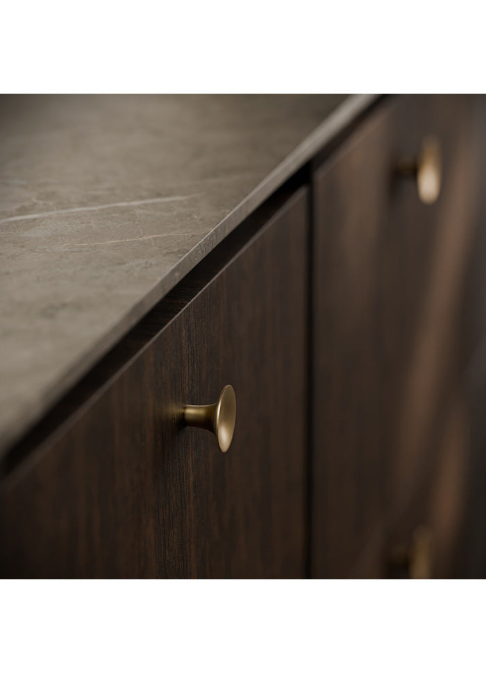 Διακοσμητικά Πόμολα/Κρεμάστρα Set/2 HiHat Medio Ορειχαλκος Brass Μεταλλικά Η2,5cm Ø 4.5 cm 101 COPENHAGEN