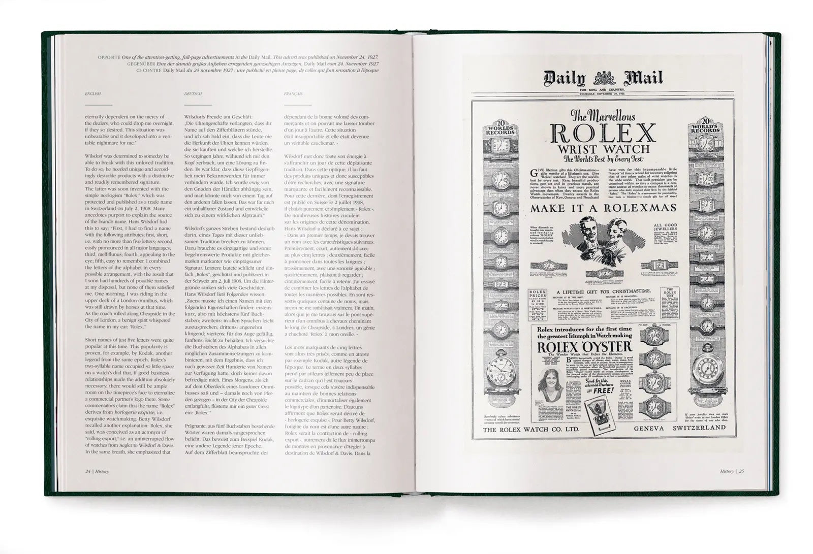 Hintsdeco Books Βιβλίο Τέχνης Βιβλίο Τέχνης The Watch Book Rolex - 3rd Edition 25.5 x 3.2 x 32 Hintsdeco