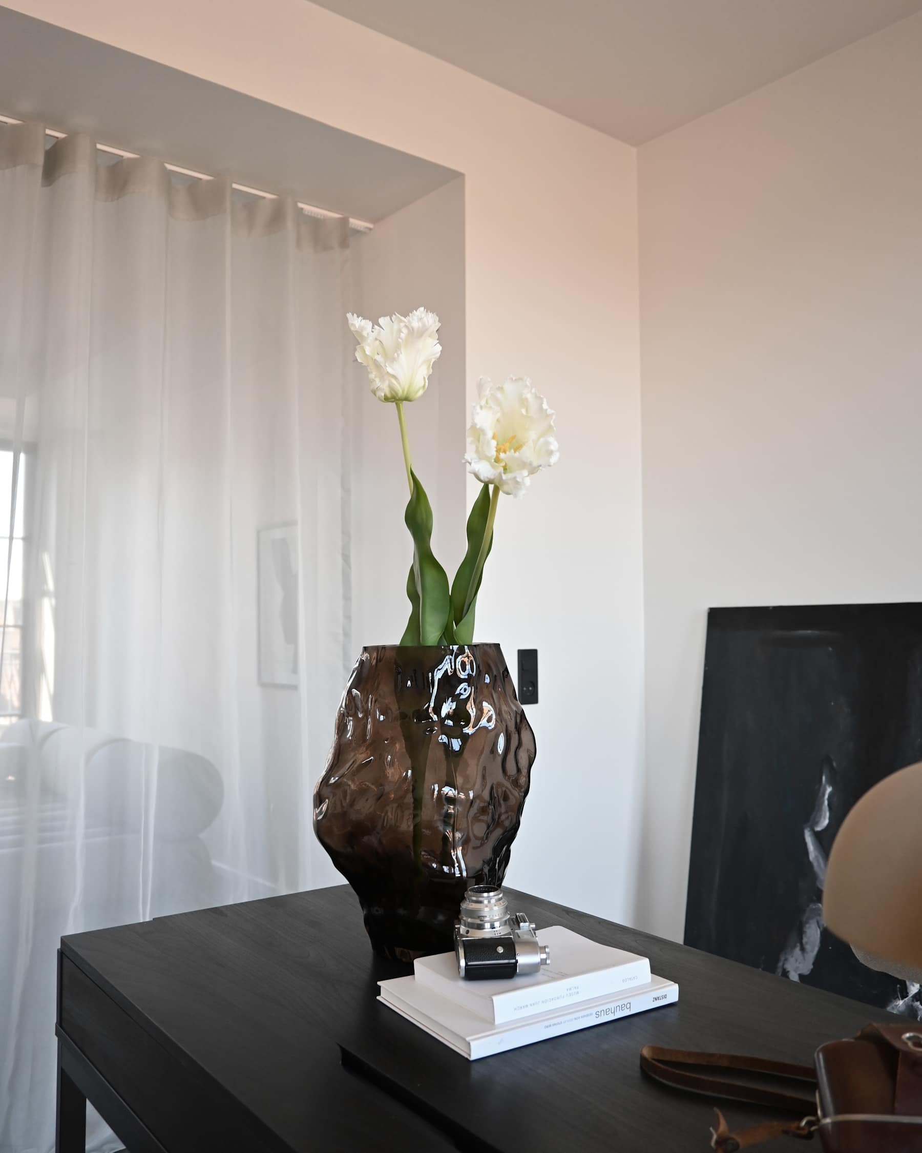 101 COPENHAGEN ΒΑΖΟ Βάζο Katachi Medio / Γυάλινο / Smoked Forest L23.6 / W23.6 / H35 101 COPENHAGEN