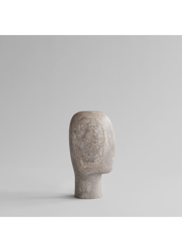 culpture, Medio - Silver Travertine H33 x L16 x W18 cm 101 COPENHAGEN