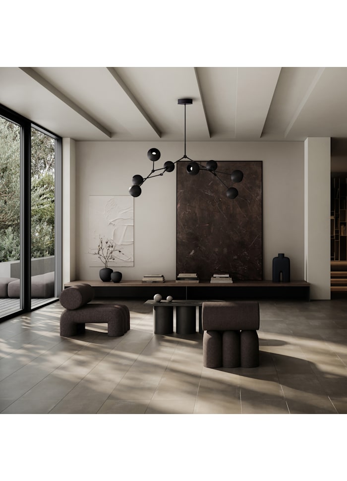 Πολυθρόνα Foku Chair Σκούρο Καφέ L92xW60xH70 cm 101 COPENHAGEN