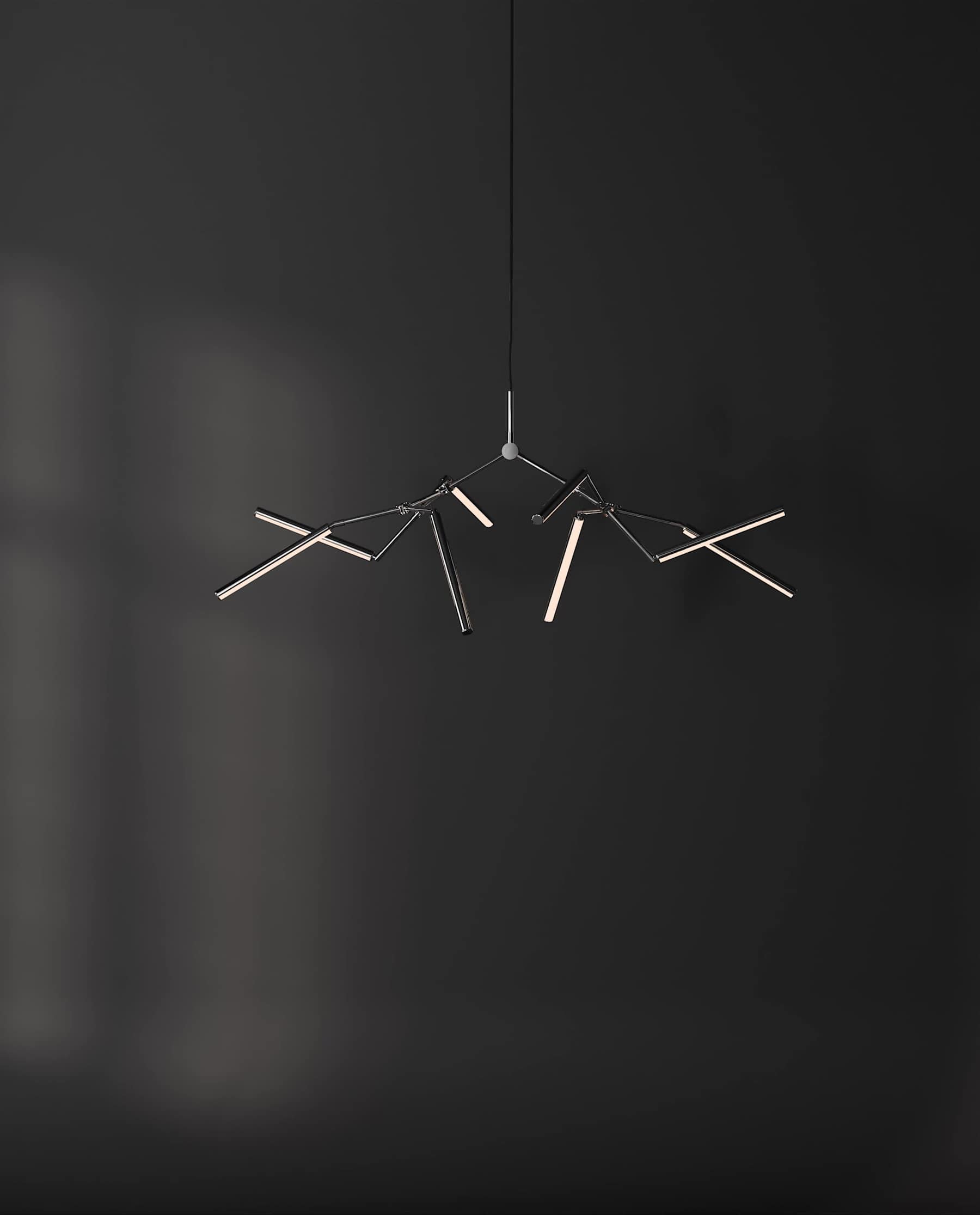 Φωτιστικό Οροφής Stick Mini - Chrome L124 x W95 x H37,5 cm 101 COPENHAGEN