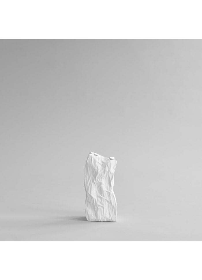 101 COPENHAGEN Βάζο Βάζο Kami Medio Κεραμικό Άσπρο 16x15x35 cm 101 COPENHAGEN