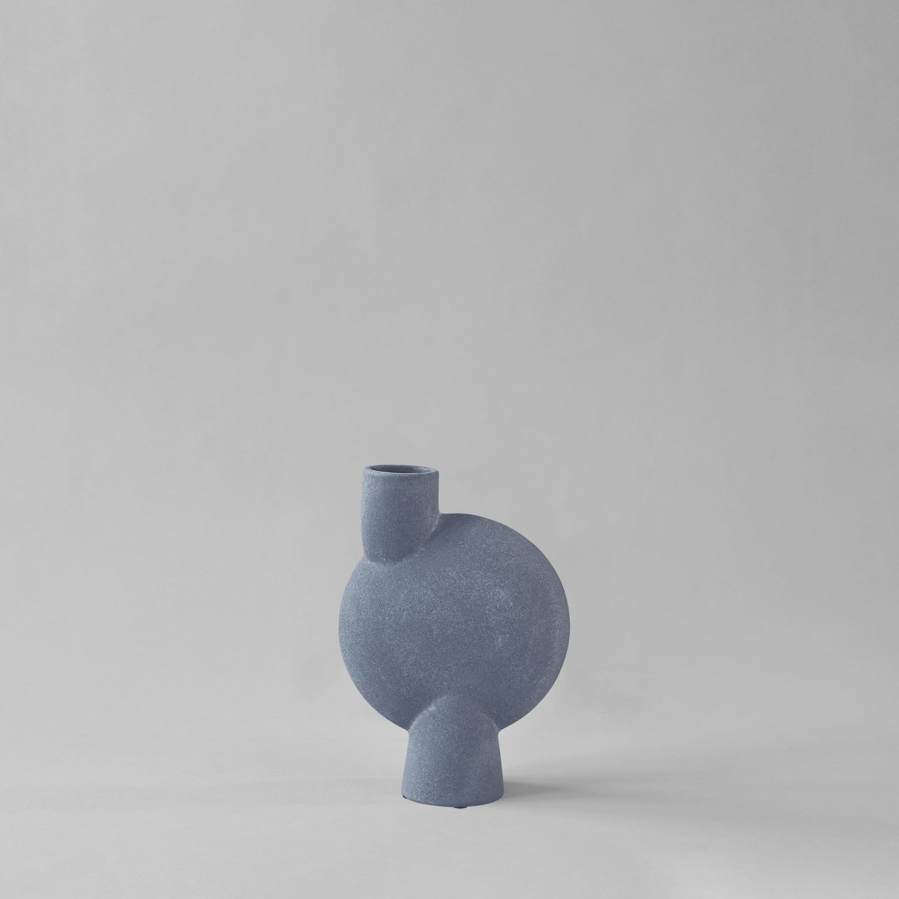 Vase, Sphere Bubl, Medio, Dark Grey, Ceramic, Height 26cm x Width 18cm x Base 8cm, 101 COPENHAGEN