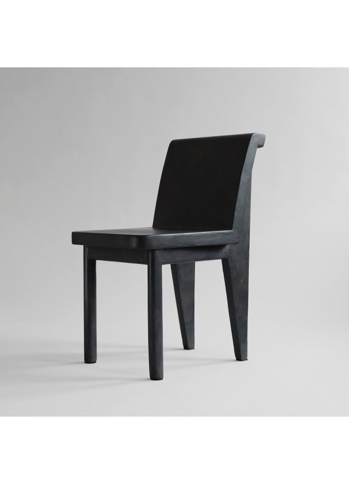 101 COPENHAGEN Πολυθρόνα Καρέκλα Brutus Slim Dining Chair Καφέ Fiber Concrete H75,8 cm x W43 cm x L 52 cm 101 COPENHAGEN