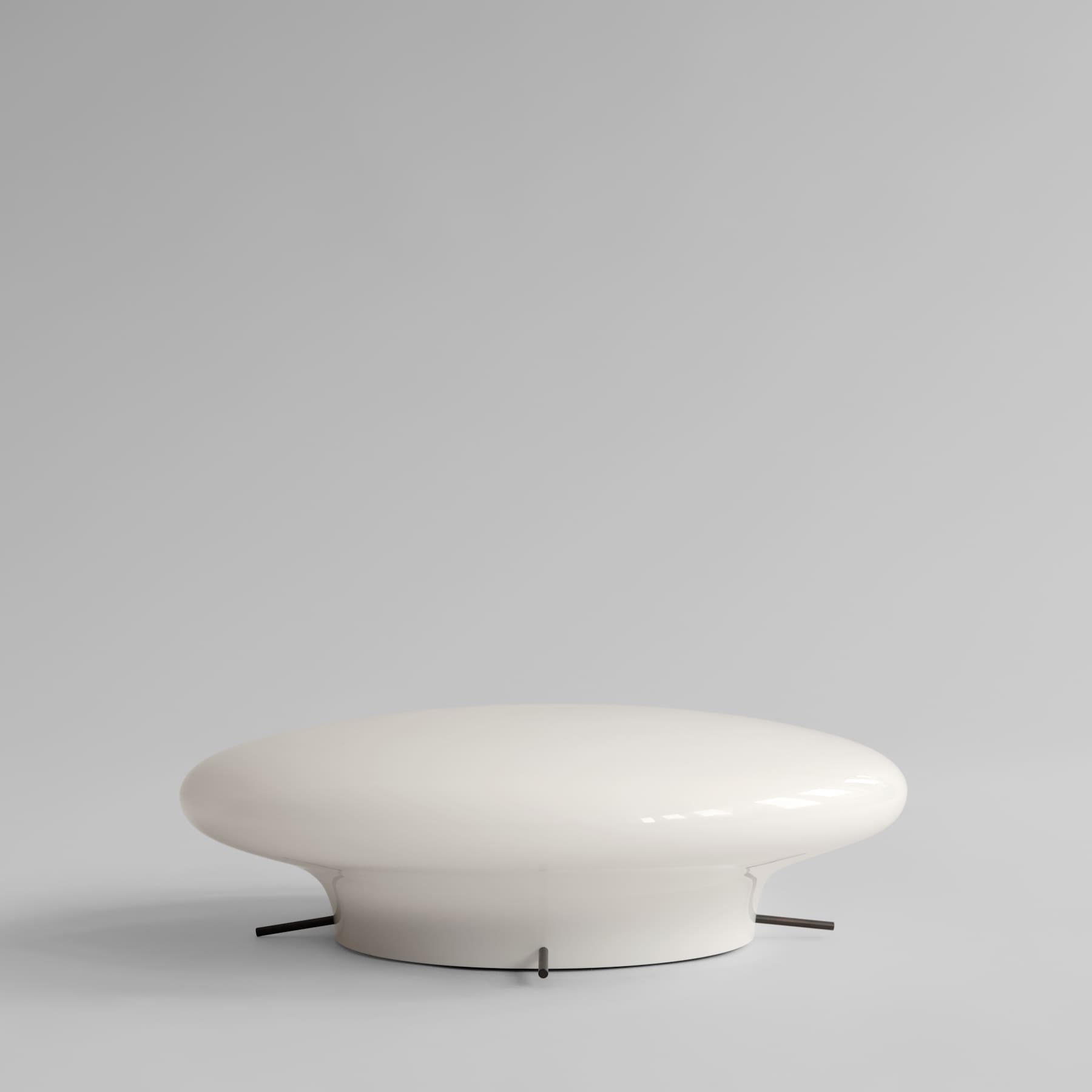 Φωτιστικό Τοίχου Hikari Ø45 - Λευκό Οπάλ Γυαλί Αλουμίνιο H17x Ø45 cm 101 COPENHAGEN