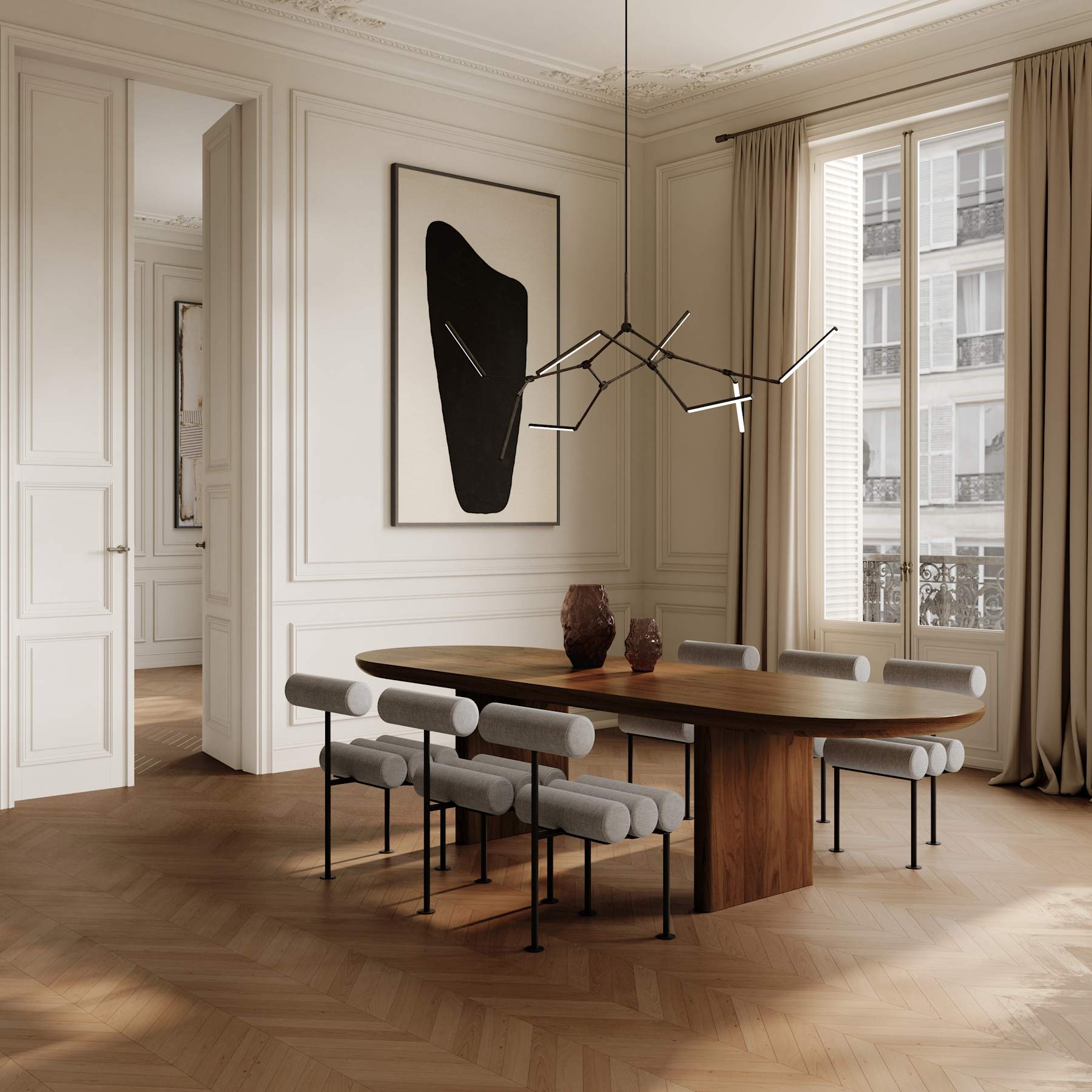 Φωτιστικό Οροφής Stick - Bronze L196 x W150 x H37,5 cm 101 COPENHAGEN