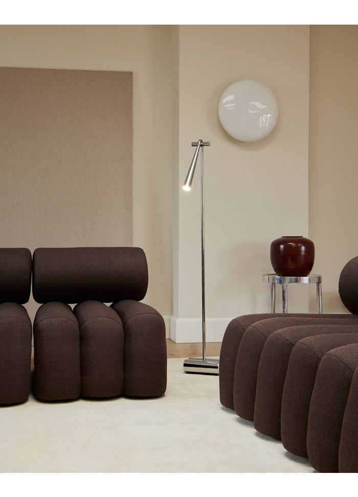 Πολυθρόνα Foku Chair Σκούρο Καφέ L92xW60xH70 cm 101 COPENHAGEN